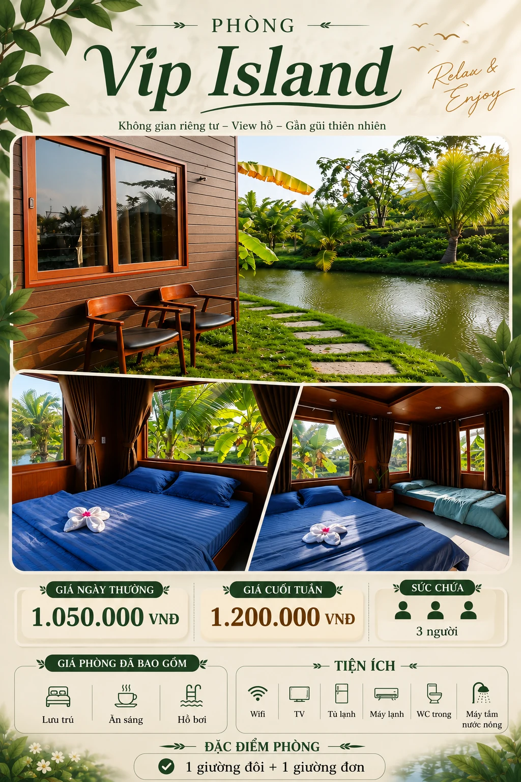 Hình ảnh Phòng 29 – Vip Island tại Đồng Gió Phước Hải